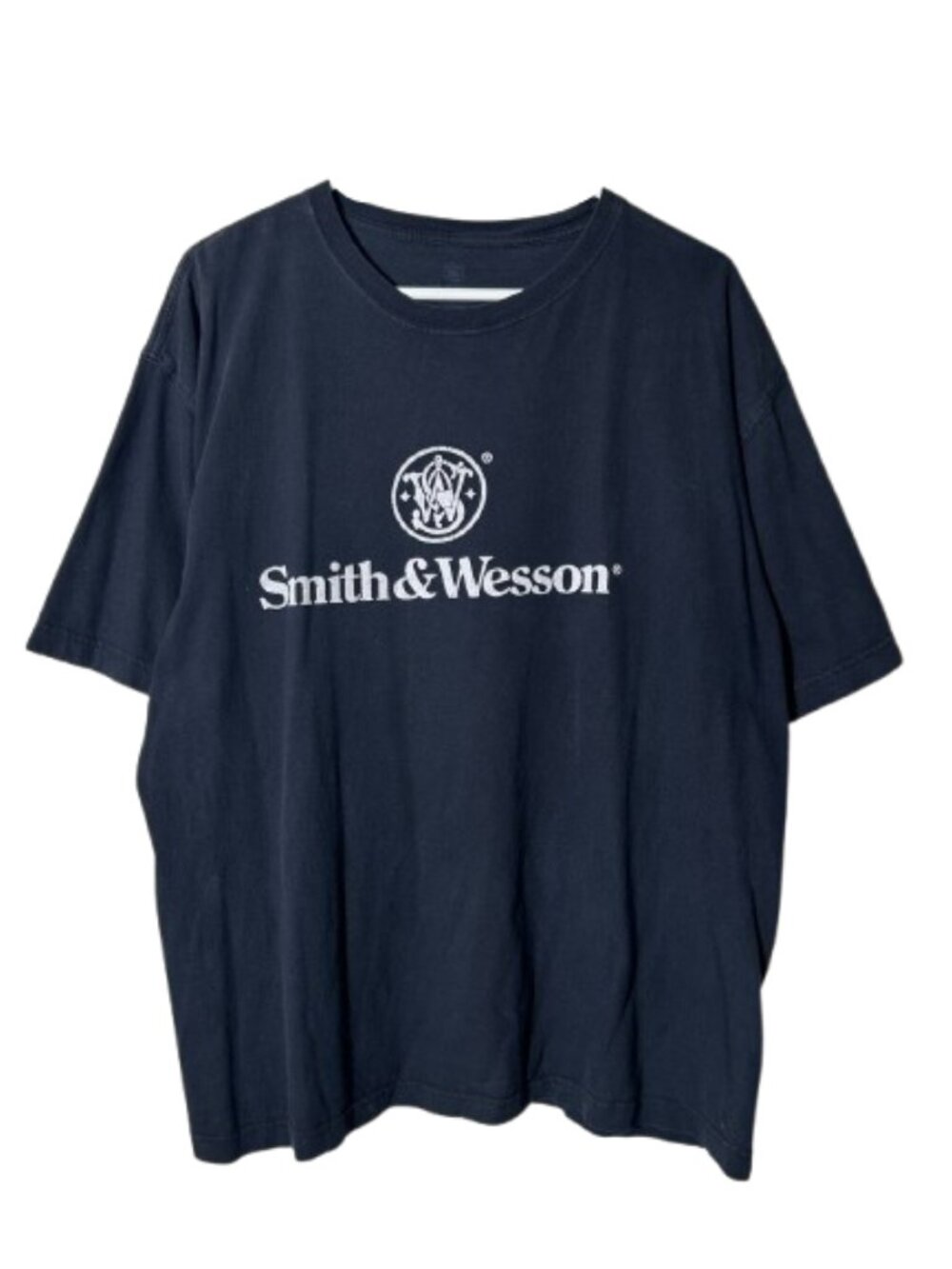 Smith & Wesson black logo graphic t-shirt tee men's XL